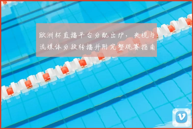 欧洲杯直播平台分配出炉,央视与流媒体分段转播并附完整观赛指南